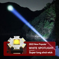 Hot High Lumens P50 COB Side Light Power Display Télescopique Zoom Queue Aimant Rechargeable Led Torche Lumière Tactique Lampe de Poche