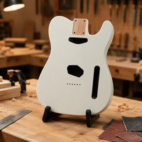 Bodi Gitar Elektrik ALDER 3-Piece Joint Painted Finish untuk Pemula 6-String SSS Single Coil Pickup Tersedia Contoh Warna