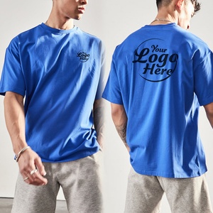 T-shirt Homme Respirant à Manches Courtes 100% Coton, Nouveau Style Printemps-Été, Col Rond, pour Fitness et Course à Pied - Product Image 3