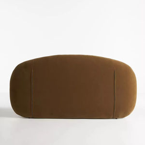 Современный дизайн, деревянный каркас кровати, высокое изголовье, удобная королева, Королевский размер, тканевая обивка, кровать для продажи - Product Image 5