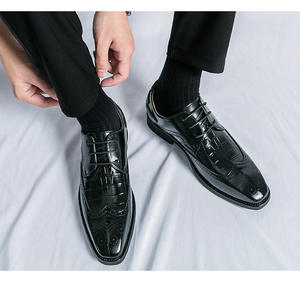 Zapatos de vestir de punta fina de talla grande para hombre, modernos y formales para negocios - Ideales para novios, zapatos de boda, zapatos casuales para hombre - Product Image 5