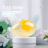 Savon pour le visage hydratant à l'œuf de collagène 80g, best-seller, pour femmes, savon éclaircissant pour la peau noire foncée, savon pour le visage et le corps, savon fait à la main