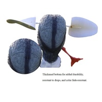 Décoy de chasse au canard Mallard flottant, imperméable, durable, en PE, simulé, alimenté par le vent, pour la chasse à l'appât, 38x15x26CM