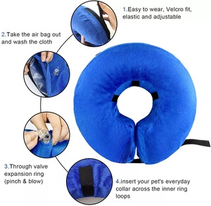 Multifunción suave cómodo gato recuperación protectora inflable mascota E-<span class=keywords><strong>Collar</strong></span> isabelino PVC protector perro <span class=keywords><strong>Collar</strong></span> - Product Image 4