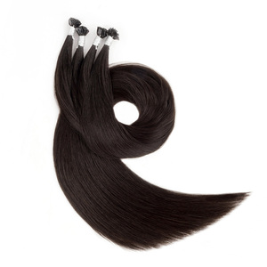Extension di Capelli Umani Brasiliani Remy di Prima Qualità con Cheratina e Punta Piatta, Tessitura Singola Virgin - Product Image 6