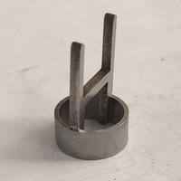 Support de fixation en acier inoxydable usiné CNC, composant industriel de précision