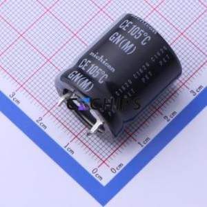 Condensador Electrolítico de Aluminio LGN2D391MELZ25 de Montaje a Presión (THT), D22xL25mm 390uF 20% 200V 10mm - Product Image 2