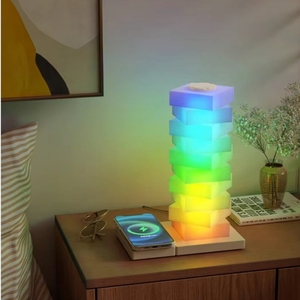 Thông minh hiện đại RGB trong nhà bảng đèn vuông LED môi trường xung quanh đèn cho trang trí nội thất <span class=keywords><strong>Plug</strong></span>-<span class=keywords><strong>in</strong></span> cung cấp điện - Product Image 4