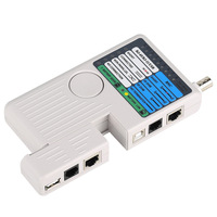 Cable coaxial RJ45, probador de línea Cuatro en Uno, cable etwork, cable coaxial BNC, probador USB4 en 1