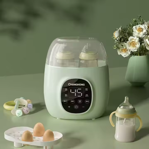 Calentador de Leche Eléctrico Multifuncional para Bebés y Procesador de Alimentos, Libre de BPA, Doble Biberón con Control Táctil, 200W - Product Image 1