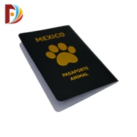 Passeport pour animaux de compagnie FD personnalisé de haute qualité, imprimé en couleur, couverture spéciale, pour voyages, sport, chiens et chats, pour passeport d'hôpital vétérinaire