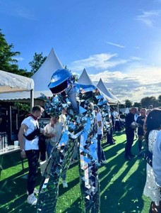 Personalizado Future Technology Cosplay espejo zancos hombres mujer traje show Space stage <span class=keywords><strong>robot</strong></span> wear Halloween Cosplay Carnaval - Product Image 6