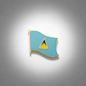 GREPAS GIFTS Épinglette drapeau de Sainte-Lucie de 1 pouce, épinglette patriotique pour chapeau, épinglette de pays du monde - Product Image 2