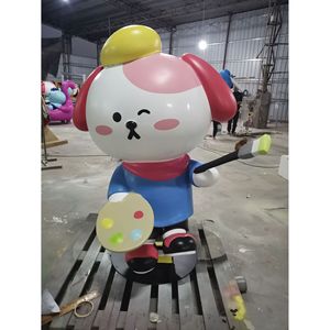 Escultura de Resina de Animales para Montar en el Suelo, Figura Artística Contemporánea para el Año Nuevo Chino - Product Image 3