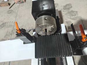 Giá rẻ ar26 <span class=keywords><strong>Mini</strong></span> 4 trục <span class=keywords><strong>CNC</strong></span> máy tiện gỗ với 1.5KW động cơ cho nhỏ công việc chế biến gỗ kinh doanh - Product Image 4