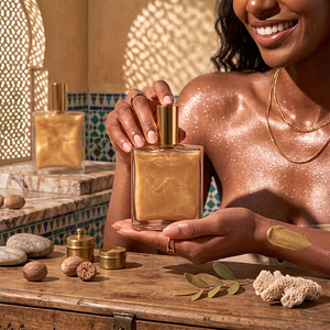 Customizable 1:1 Perfume Self-owned Brand Duration 8 Hours Crystal Lady Body Shimmer Oil Custom Color Nourishing All Skin Types - Product Image 1