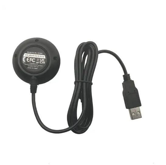 Water Resistant BU353N5 GNSS Receiver Super-Cohesive Magnetic Mount -40C +85C Operating Temperature USB 1.5M Cable 75 Track