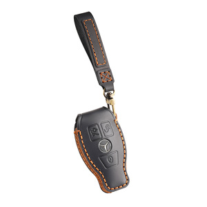 Funda de cuero genuino para llavero de coche para mercedes-benz A/B/C/E/S/G/R/V-Class GLE/GLC/GLA/CLA/CLS/<span class=keywords><strong>GLK</strong></span>/GLS viano Vito <span class=keywords><strong>Maybach</strong></span> - Product Image 6