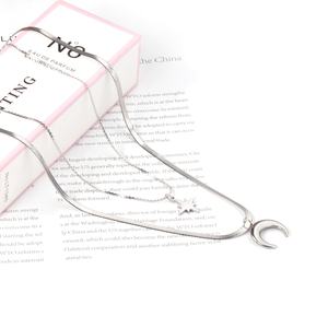 Collar de Cadena con Colgante de Acero Inoxidable Chapado en Oro al por Mayor - Product Image 4