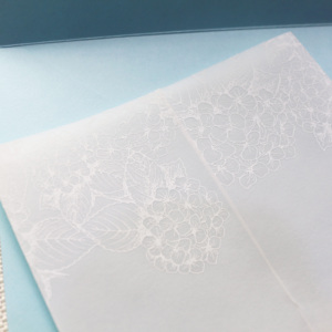 Invitation de <span class=keywords><strong>mariage</strong></span> <span class=keywords><strong>arabe</strong></span> acrylique bleu blanc sérigraphie carte de <span class=keywords><strong>mariage</strong></span> de <span class=keywords><strong>mariage</strong></span> musulman avec bande - Product Image 2