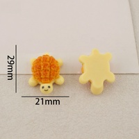 Promotion Spéciale : Accessoires en Résine Animaux, Ornements en Résine Coquille d'Ananas et Tortue, Artisanat en Résine Tortue à Dos Plat pour la Décoration