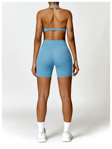 <span class=keywords><strong>Abbigliamento</strong></span> da Pilates e Yoga Personalizzabile a Vita Alta e <span class=keywords><strong>Aderente</strong></span> per Donne, Pantaloncini Traspiranti per Sport e Allenamento - Product Image 3
