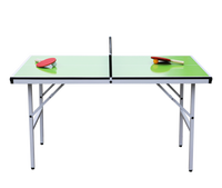 Table de ping-pong pliable professionnelle pour adultes et adolescents, montage rapide, portable, pour intérieur et extérieur, avec filet.