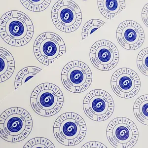 Flexography Oem /odm Custom A4 Sheet Vinyl Destructible Eggshell Stickers Label Paper Graffiti Paint Use Egg Shell Stickers