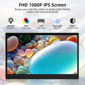 Vente flash Écran <span class=keywords><strong>portable</strong></span> USB-C tactile IPS 15,6 pouces 1080P Écran LCD pour ordinateur <span class=keywords><strong>portable</strong></span>/PS5 - Nouveau 99% SRGB Garantie 1 an - Product Image 3