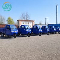 Tricycle benne agricole pour le transport de déchets et de marchandises