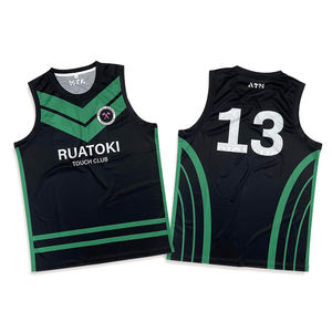 เสื้อบาสเก็ตบอลแบบแห้งเร็วชุดเล่นกีฬาโพลีเอสเตอร์ระบายอากาศได้ดีดีไซน์พิมพ์ซับลิเมชันขนาด XS-XL ออกแบบได้ตามต้องการสำหรับทุกเพศ - Product Image 1