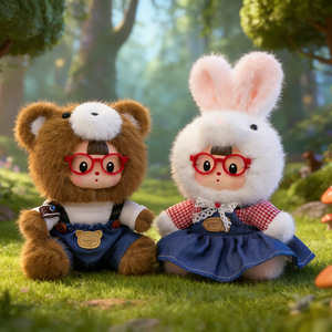 Nuevo Peluche Versátil de las Tres Hermanas Lobo, Muñeca de Peluche de la Abuela, Osito Adorable, Regalo para Niños - Product Image 2