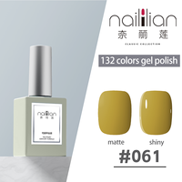 Vernis Gel UV Couleur 15ml Qualité Supérieure Pigment Couvrance Monocouche Excellente Propriété de Nivellement Gel Couleur Unie Manucure Salon