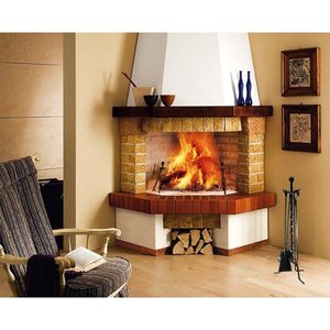 Set Moderno di Attrezzi per Caminetto con Manico Intrecciato, Altezza 70 cm, per Bracieri in Metallo - Product Image 4