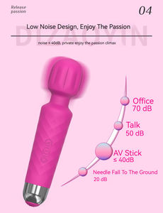 Precio de fábrica Varita flexible Masajeador Vibrador humano Tienda en línea Juguetes sexuales para hombres Cuerpo completo Cara India - Product Image 5