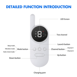 Para Mascotas entrenador eléctrico recargable USB gato <span class=keywords><strong>Collar</strong></span> de entrenamiento con Control remoto - Product Image 4