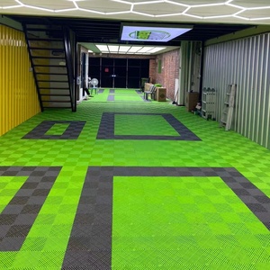 Outstanding Quality Garage <span class=keywords><strong>Floor</strong></span> Tiles Fácil de instalar Plastic Tiles Interlock Outdoor Flooring para Garagem e Car Shop - Product Image 6