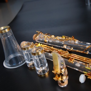 Grado Profesional Examen de rendimiento: transparente chapado en oro clarinete sistema turco en tono G - Product Image 2