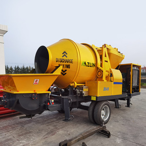 Bomba Mezcladora de Concreto Diésel ZLIN JBS40R con Motor de Alta Eficiencia, Transporte Vertical de 100m y Horizontal de 500m - Product Image 1