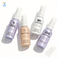 Flacon vide en aluminium personnalisé de petite capacité (15 ml, 20 ml, 25 ml, 30 ml) avec pompe pour shampoing, gel douche, lotion – Indispensable pour les voyages