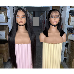 Perruques en dentelle frontale en cheveux humains vierges indiens et vietnamiens Remy 13x4/13x6 HD Machine Double trame Emballage personnalisable - Product Image 3