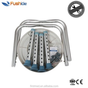 Chine Vente en gros Offre spéciale Chaise <span class=keywords><strong>de</strong></span> bain pivotante en aluminium Démontage facile <span class=keywords><strong>Tabouret</strong></span> <span class=keywords><strong>de</strong></span> <span class=keywords><strong>douche</strong></span> rond - Product Image 4