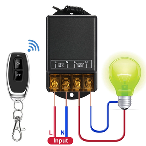 433 Smart Wireless <strong>Remote</strong> <strong>Control</strong> Switch 110V-240V 30A <strong>Light</strong> Switch for Pumps <strong>Ceiling</strong> <strong>Lights</strong> Electrical - Product Image 2