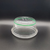 16 oz Compostable 100% Biologisch afbreekbare PLA Plastic Bekers Transparant Rond Voedsel PLA Biologisch afbreekbare Deli Bakjes met Deksel