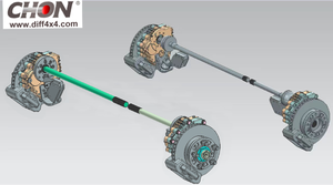 Lève-portique universel pour tous les véhicules 4x4, lève-essieu portique, modification - Product Image 3