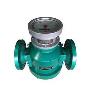 Remote Volumetric Flow Meter Return To 0 Oval Gear Flow Meter