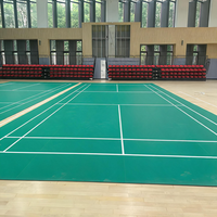 Solution de pose rapide pour sols PVC acoustiques multi-usages Runsure haute densité 22 dB pour gymnases de basketball – Fournisseur fabricant