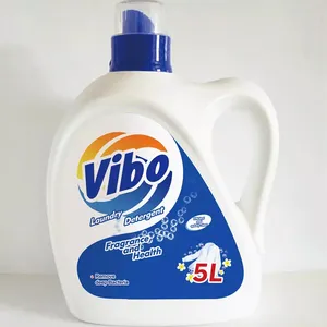 5L Hot sale Wholesale Concentrated laundry detergent ,stain fighting formula,free&clear unscented washing clothes