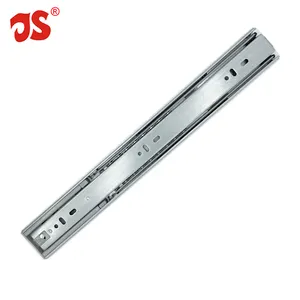 3 Lần + Mở Rộng Đầy Đủ Màu Đen Bóng Mang Đường Sắt Nhà Máy Nhiệm Vụ Nặng Nề Mềm Đóng Kính Thiên Văn Ngăn Kéo Kênh Trượt - Product Image 1