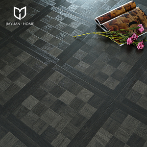 Plancher <span class=keywords><strong>stratifié</strong></span> à motif <span class=keywords><strong>parquet</strong></span> gris <span class=keywords><strong>foncé</strong></span>, classe AC4 |   <span class=keywords><strong>Parquet</strong></span> anti-rayures à effet bois pour villa/hôtel - Product Image 1